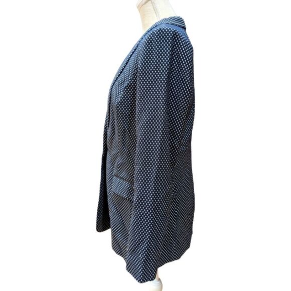 Scotch & Soda Maison Scotch Jolie Vagabonde Navy Patterned Blazer Size M - Picture 3 of 10